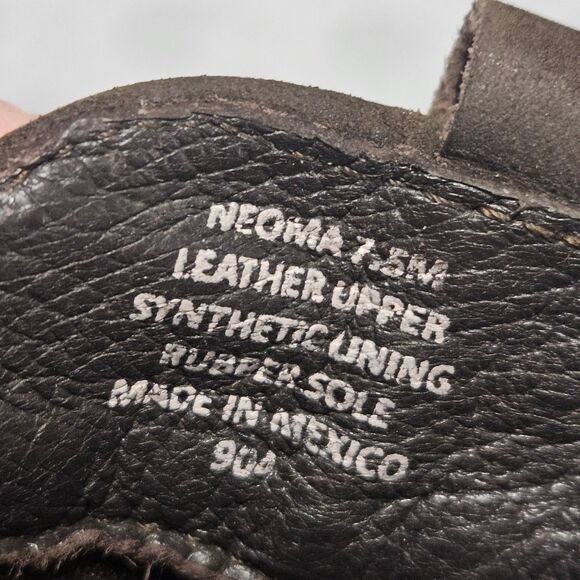 Steve Madden Neoma Booties Size 7.5 Brown Suede Leather - Picture 9 of 10